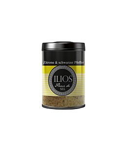 Fleur de Sel Lemon & Black Pepper fein